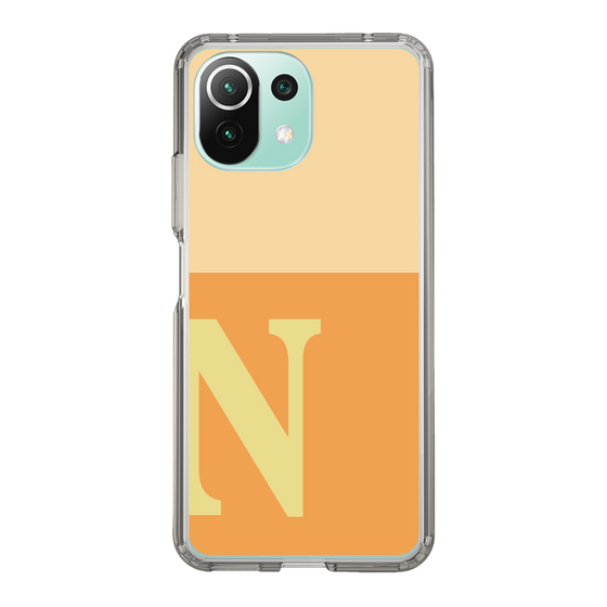 Slim Protection Case［ Original - initial two tone - N orange ］