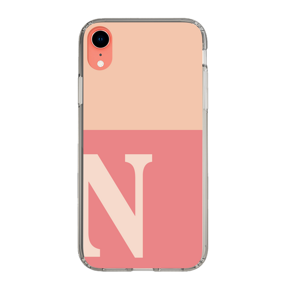 Slim Protection Case［ Original - initial two tone - N pink ］