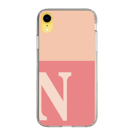 Slim Protection Case［ Original - initial two tone - N pink ］