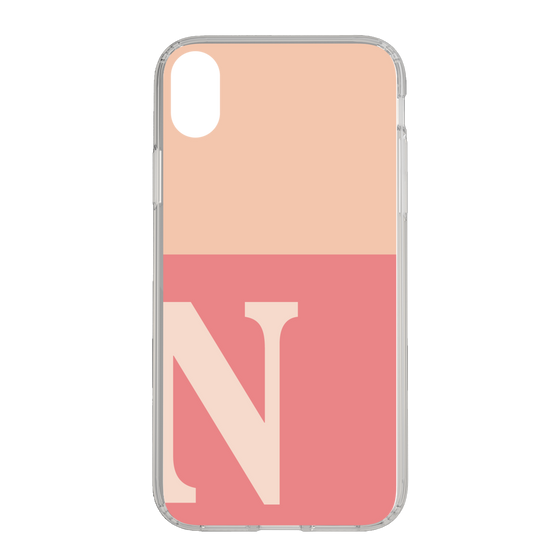 Slim Protection Case［ Original - initial two tone - N pink ］