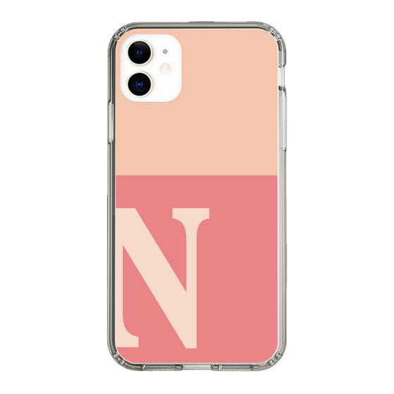 Slim Protection Case［ Original - initial two tone - N pink ］