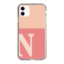Slim Protection Case［ Original - initial two tone - N pink ］