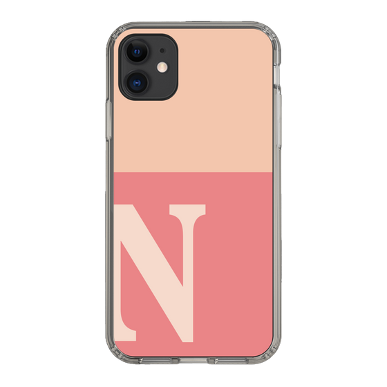 Slim Protection Case［ Original - initial two tone - N pink ］