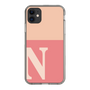 Slim Protection Case［ Original - initial two tone - N pink ］