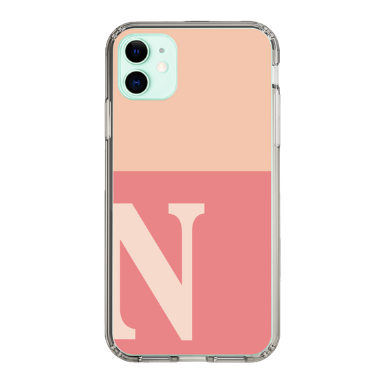 Slim Protection Case［ Original - initial two tone - N pink ］