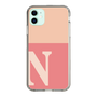 Slim Protection Case［ Original - initial two tone - N pink ］