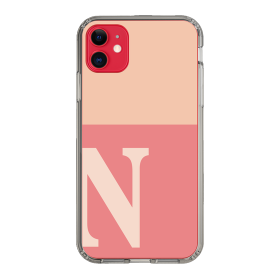 Slim Protection Case［ Original - initial two tone - N pink ］