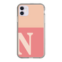 Slim Protection Case［ Original - initial two tone - N pink ］