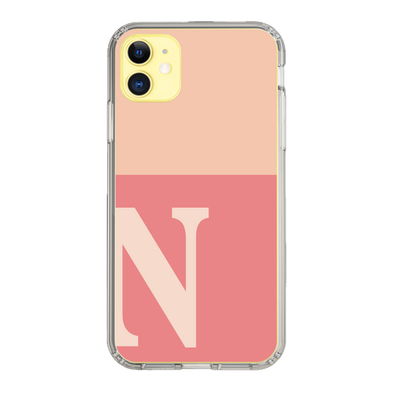 Slim Protection Case［ Original - initial two tone - N pink ］
