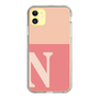 Slim Protection Case［ Original - initial two tone - N pink ］