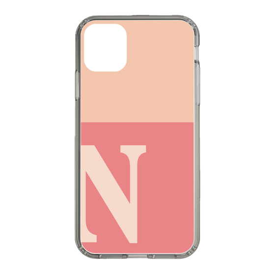 Slim Protection Case［ Original - initial two tone - N pink ］