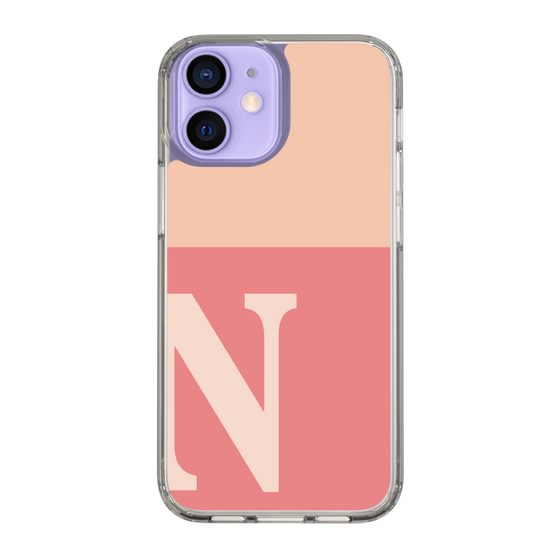 Slim Protection Case［ Original - initial two tone - N pink ］