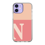 Slim Protection Case［ Original - initial two tone - N pink ］