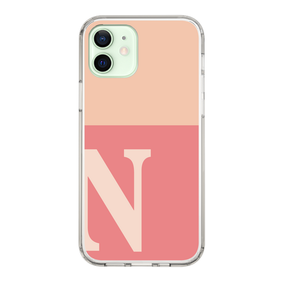 Slim Protection Case［ Original - initial two tone - N pink ］
