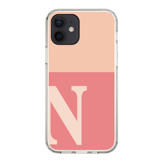 Slim Protection Case［ Original - initial two tone - N pink ］