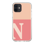 Slim Protection Case［ Original - initial two tone - N pink ］