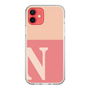 Slim Protection Case［ Original - initial two tone - N pink ］