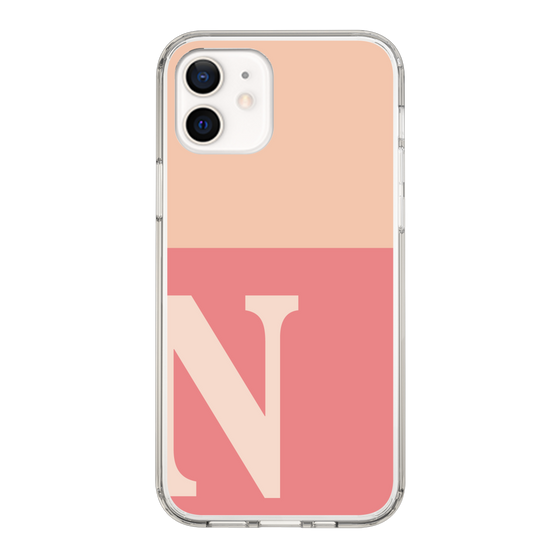 Slim Protection Case［ Original - initial two tone - N pink ］