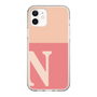 Slim Protection Case［ Original - initial two tone - N pink ］