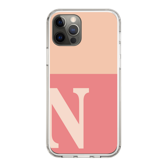 Slim Protection Case［ Original - initial two tone - N pink ］