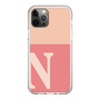 Slim Protection Case［ Original - initial two tone - N pink ］