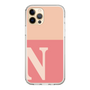 Slim Protection Case［ Original - initial two tone - N pink ］