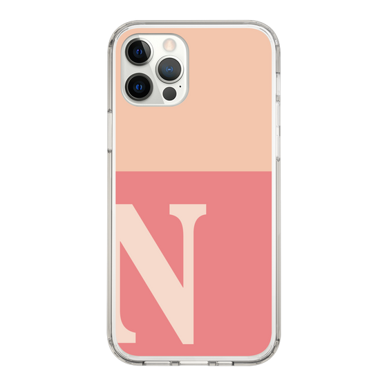 Slim Protection Case［ Original - initial two tone - N pink ］