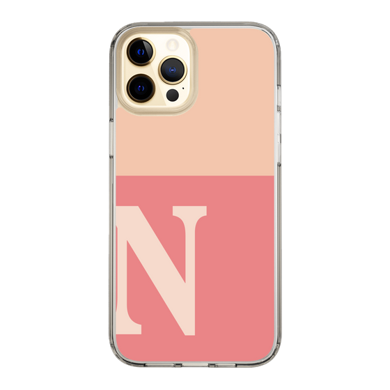 Slim Protection Case［ Original - initial two tone - N pink ］
