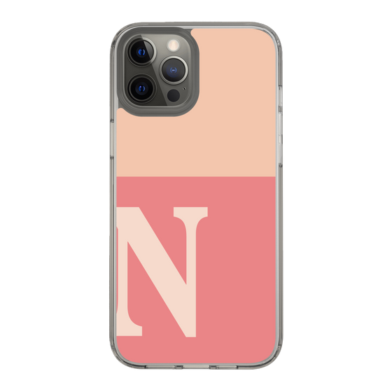 Slim Protection Case［ Original - initial two tone - N pink ］