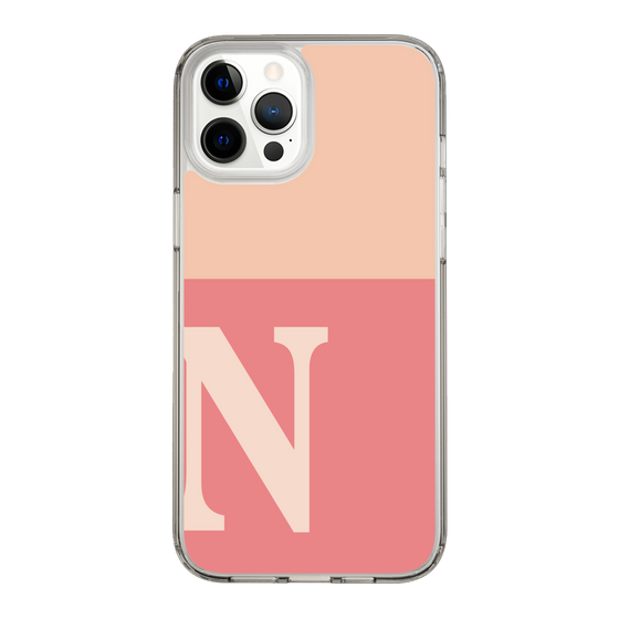 Slim Protection Case［ Original - initial two tone - N pink ］