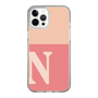 Slim Protection Case［ Original - initial two tone - N pink ］