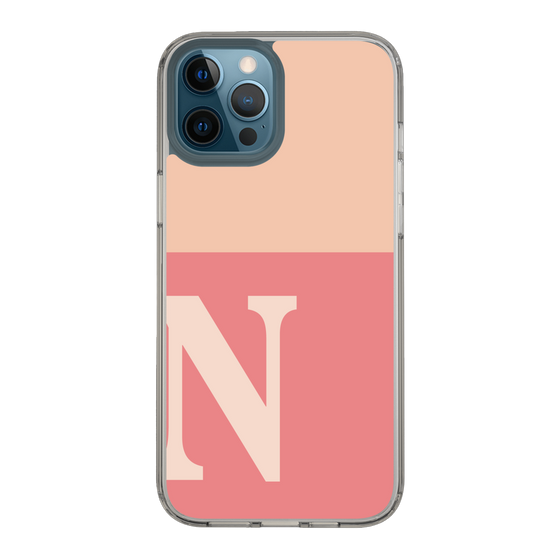Slim Protection Case［ Original - initial two tone - N pink ］