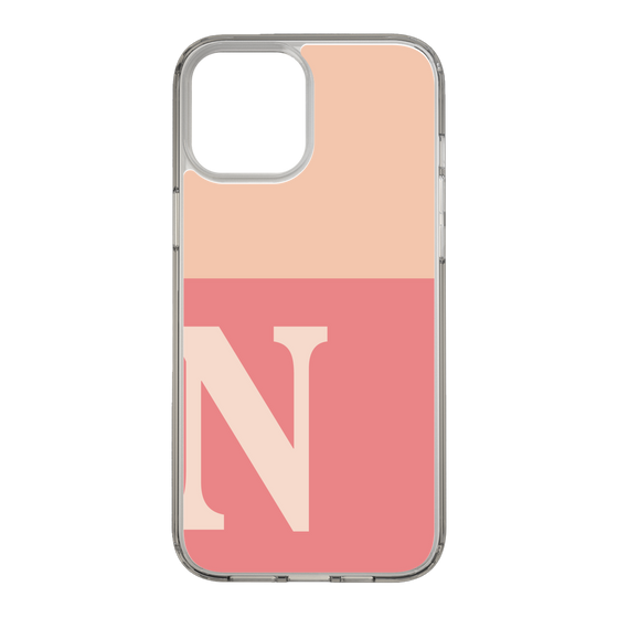 Slim Protection Case［ Original - initial two tone - N pink ］