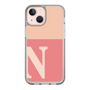 Slim Protection Case［ Original - initial two tone - N pink ］
