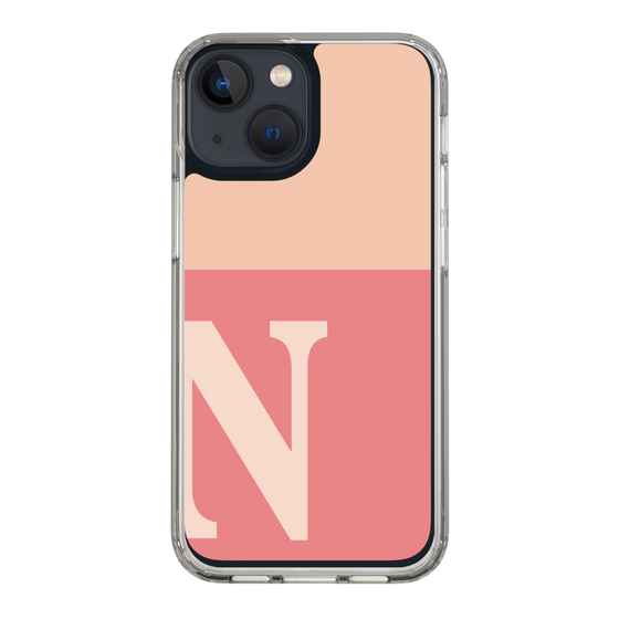 Slim Protection Case［ Original - initial two tone - N pink ］