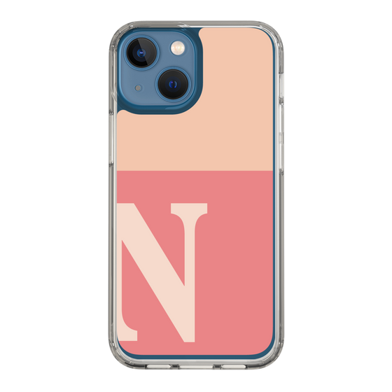 Slim Protection Case［ Original - initial two tone - N pink ］