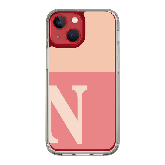 Slim Protection Case［ Original - initial two tone - N pink ］