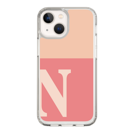 Slim Protection Case［ Original - initial two tone - N pink ］
