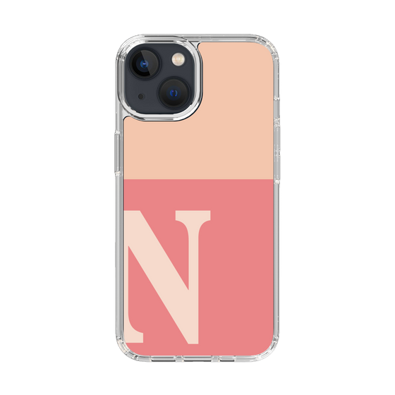 Slim Protection Case［ Original - initial two tone - N pink ］