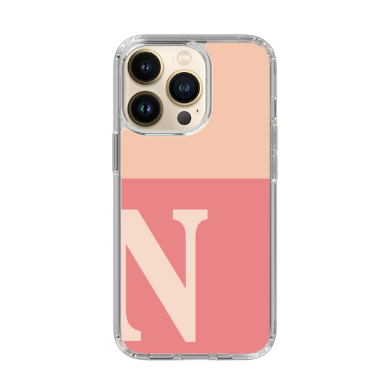 Slim Protection Case［ Original - initial two tone - N pink ］