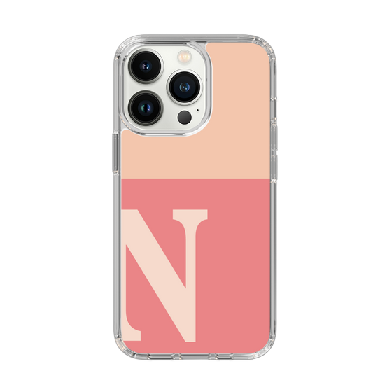 Slim Protection Case［ Original - initial two tone - N pink ］