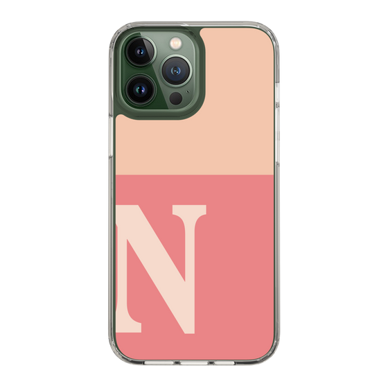 Slim Protection Case［ Original - initial two tone - N pink ］