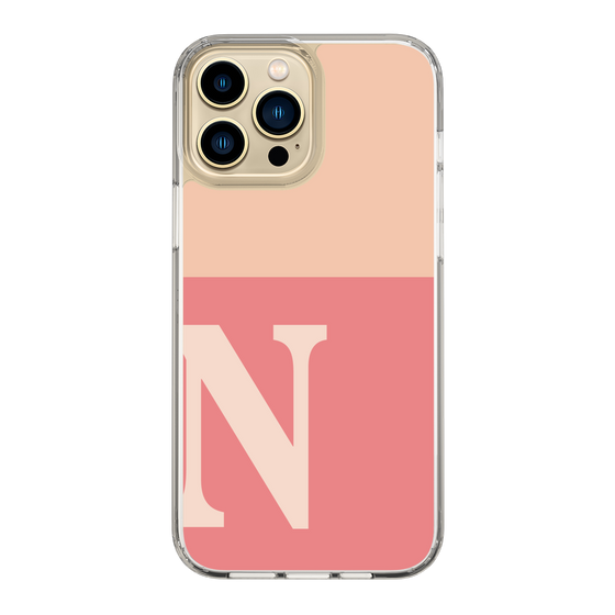 Slim Protection Case［ Original - initial two tone - N pink ］
