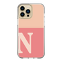 Slim Protection Case［ Original - initial two tone - N pink ］