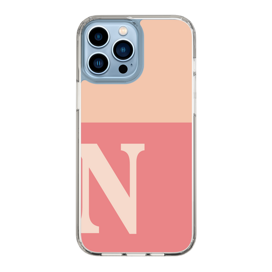 Slim Protection Case［ Original - initial two tone - N pink ］