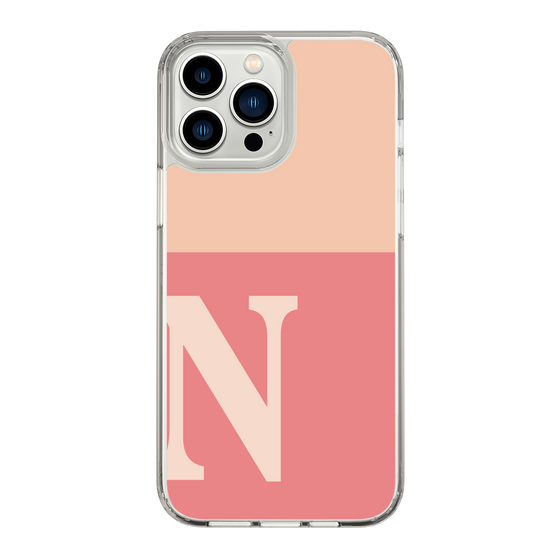Slim Protection Case［ Original - initial two tone - N pink ］