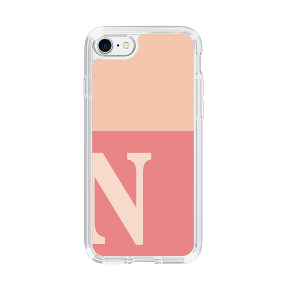 Slim Protection Case［ Original - initial two tone - N pink ］