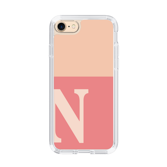 Slim Protection Case［ Original - initial two tone - N pink ］