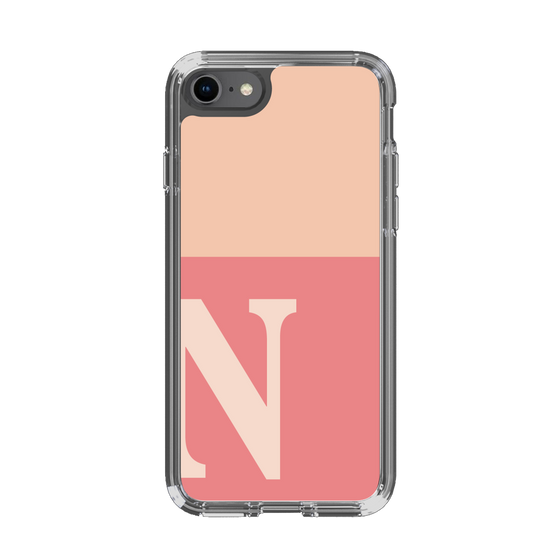 Slim Protection Case［ Original - initial two tone - N pink ］