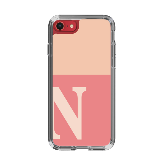 Slim Protection Case［ Original - initial two tone - N pink ］